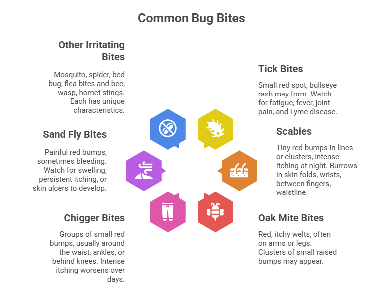 common bug bites
