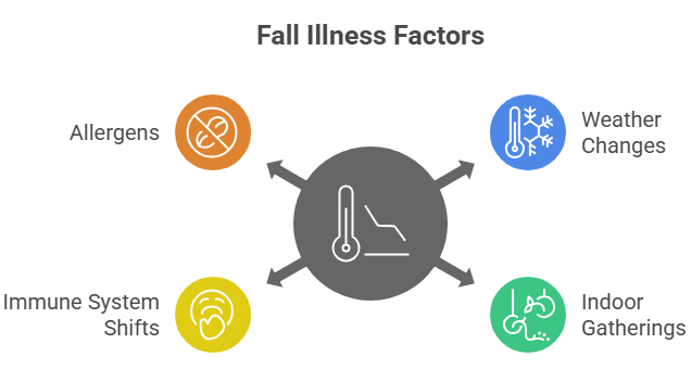 common fall illness factors