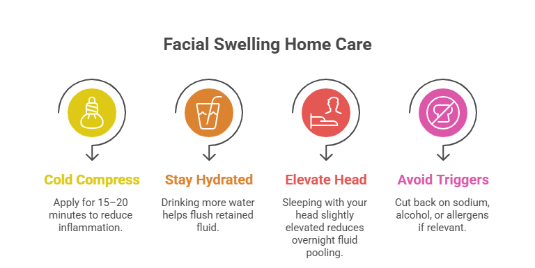 Home Care Tips to Reduce Mild Facial Swelling