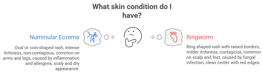 ringworm vs eczema